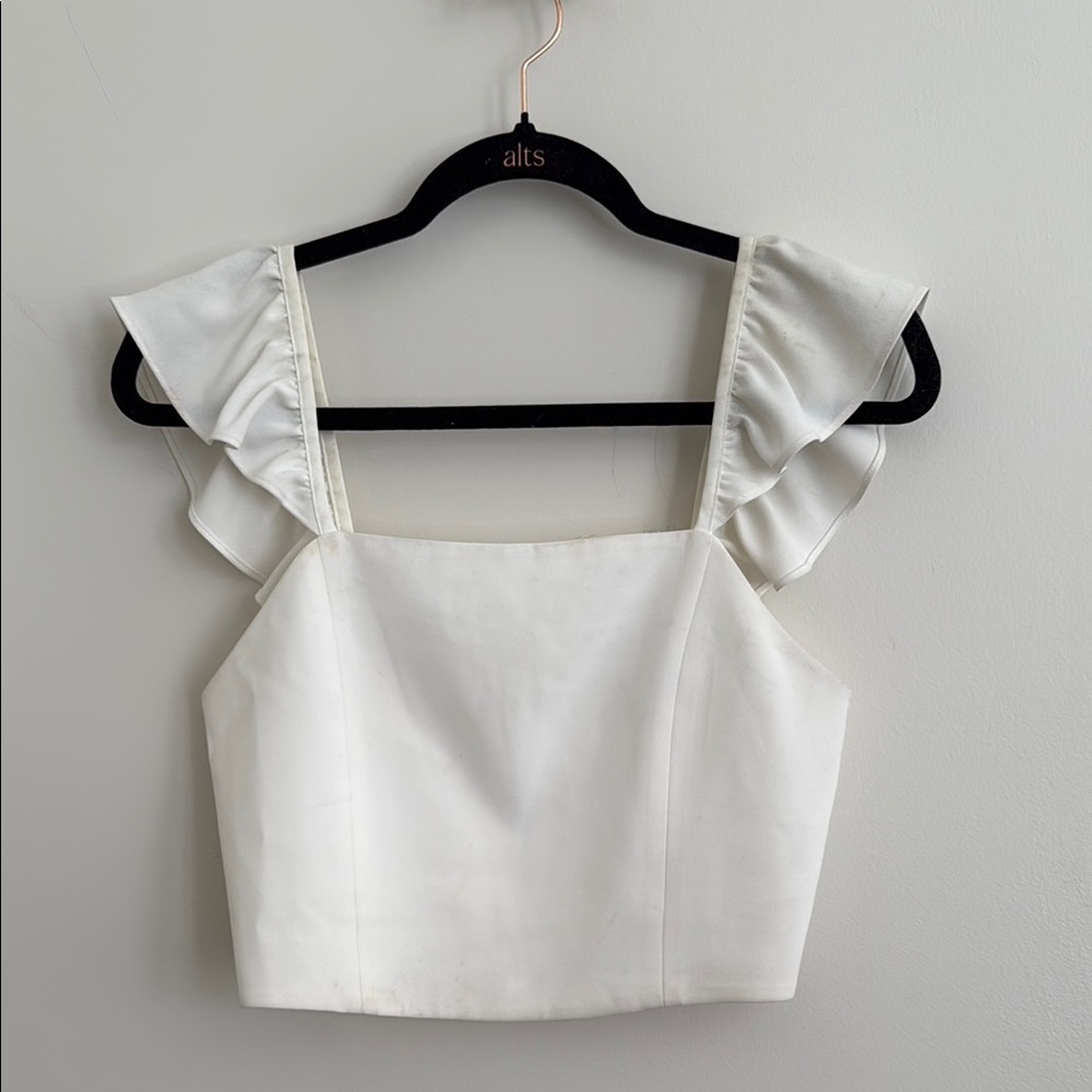 Alice + Olivia White Top
